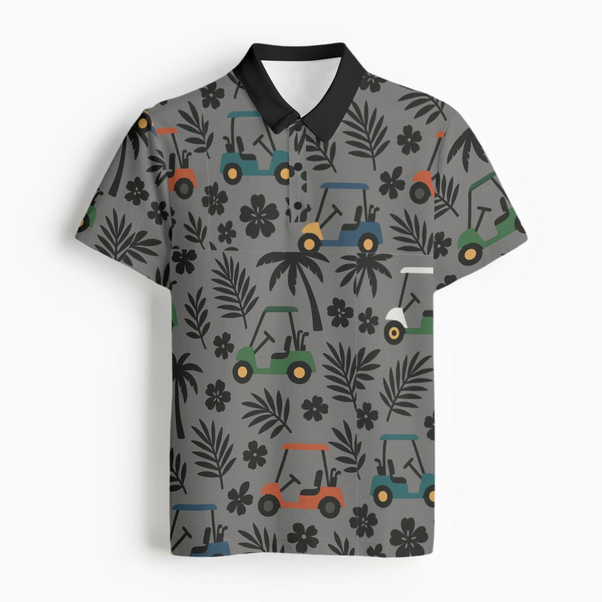 Floral Men's Golf Polo