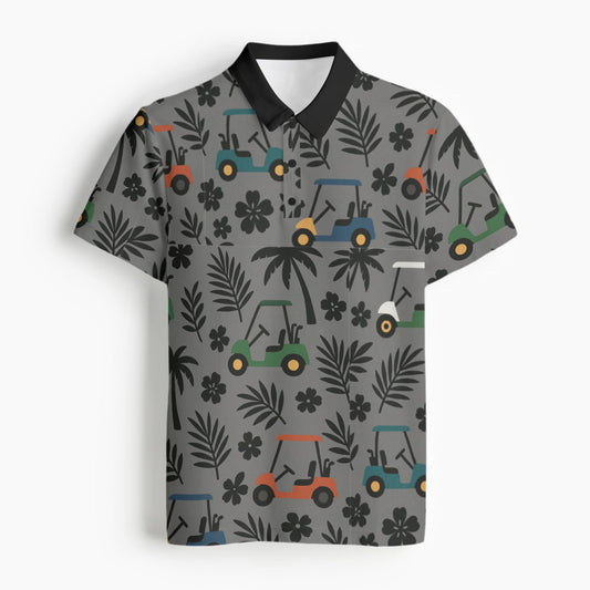 Floral Men's Golf Polo