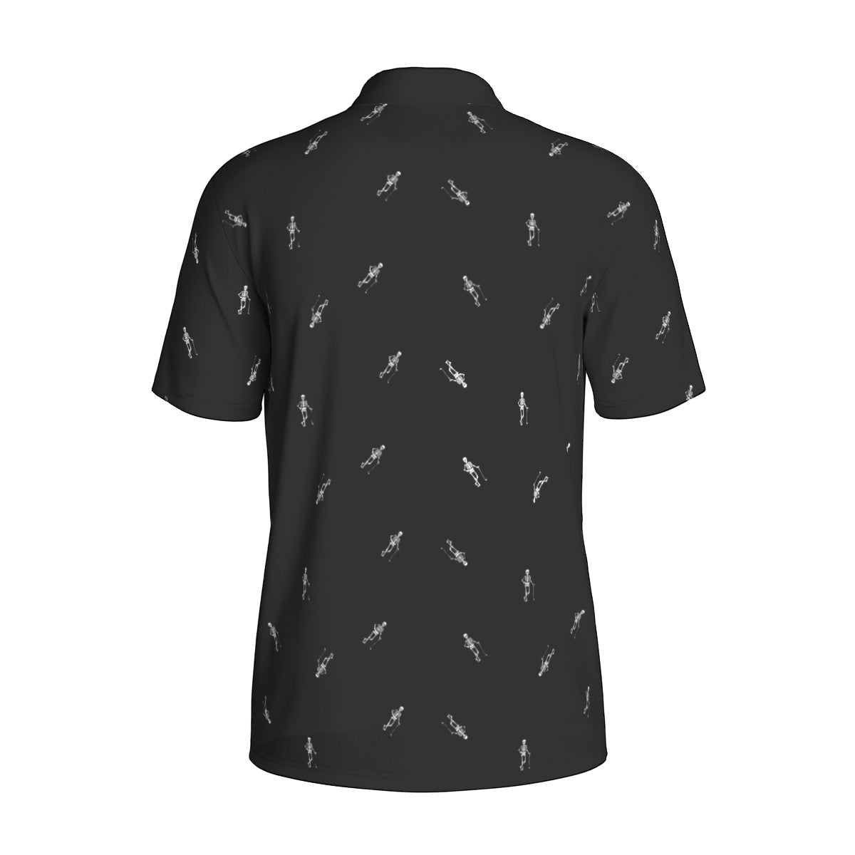 Bad Lie Golf Skeleton Halloween Unisex Golf Polo