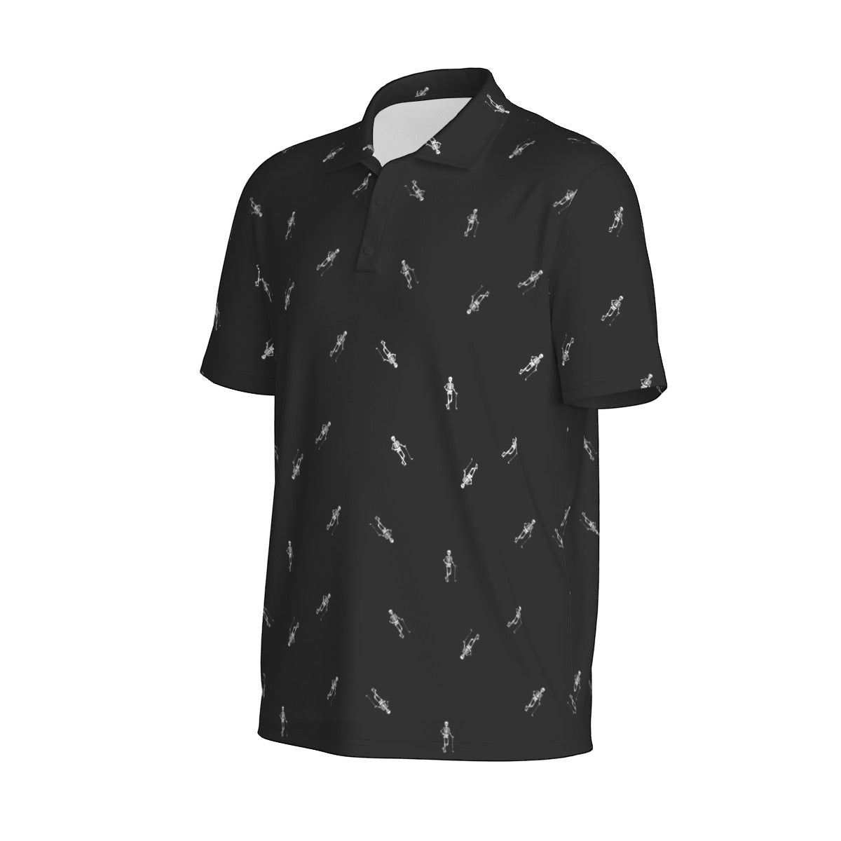 Bad Lie Golf Skeleton Halloween Unisex Golf Polo