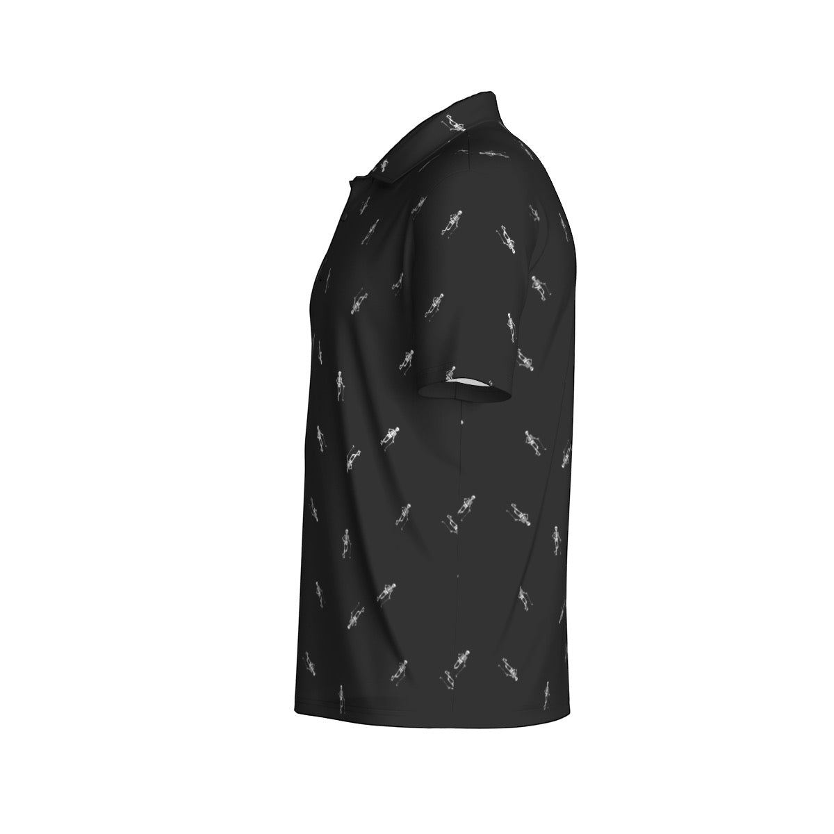 Bad Lie Golf Skeleton Halloween Unisex Golf Polo
