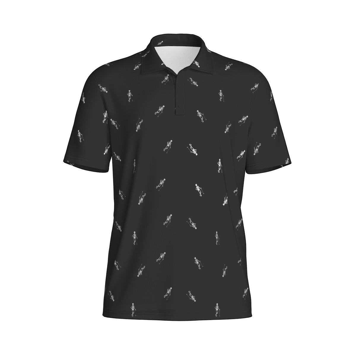 Bad Lie Golf Skeleton Halloween Unisex Golf Polo