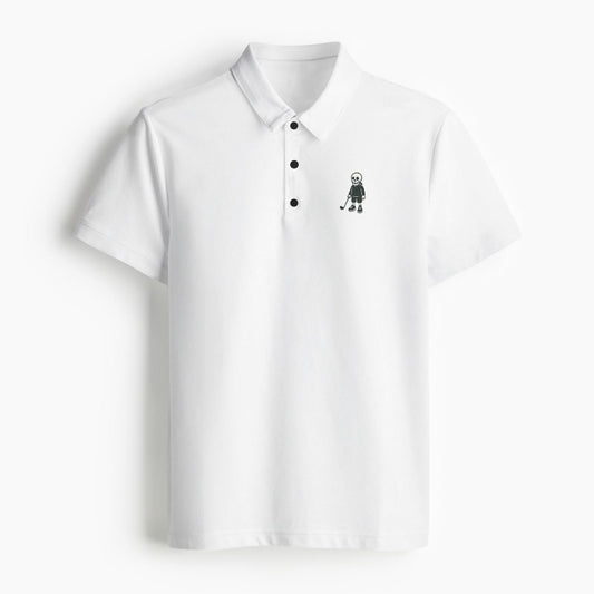 Billy Men's Golf Polo White