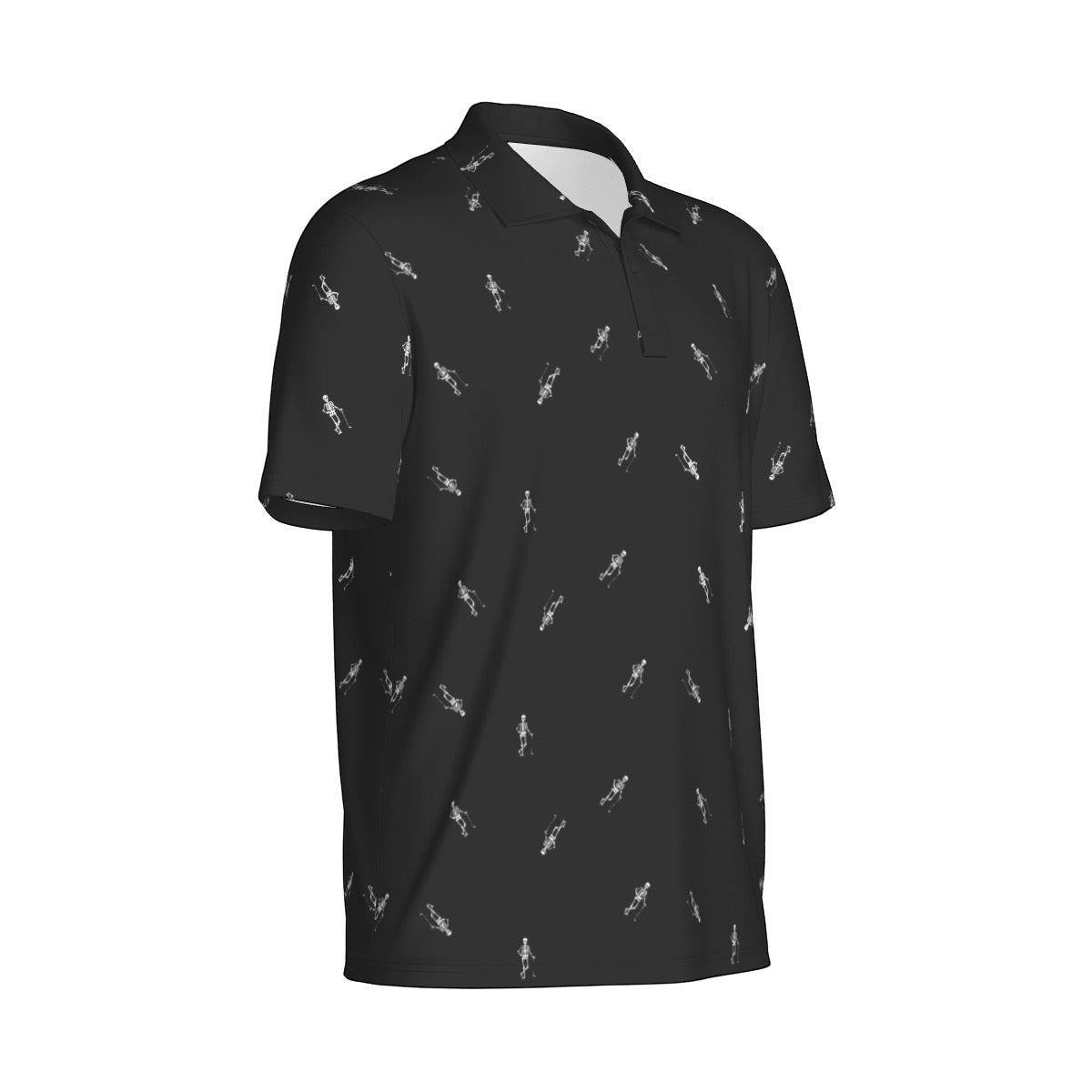 Bad Lie Golf Skeleton Halloween Unisex Golf Polo